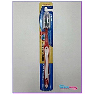 ORAL B TOOTH BRUSHS SHINY CLEAN LEMBUT