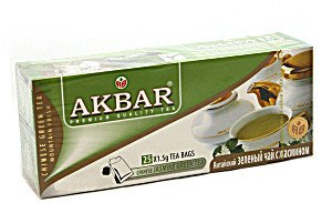 AKBAR JASMINE GREEN TEA 25SCHS