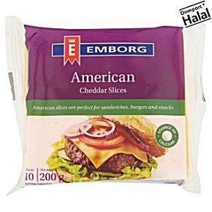 Sliced Cheese American 200g