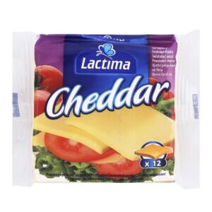LACTIMA CHEDDAR SLICE CHEESE 12s 200g
