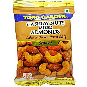 TONG GARDEN CASHEW NUTS MIXED ALMONDS SMOKE 33G