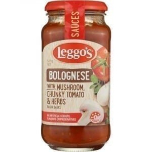 LEGGOS BOLOGNESE WITH MUSHROOM SAUCE 500g