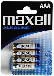 MAXCELL BATTERY AAA CARD