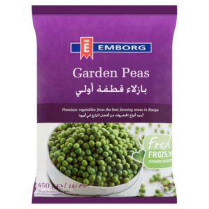 EMBORG GARDEN PEAS 450g FROZEN
