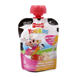 Pascual Yogi kids Pouch Strawberry Banana 80g