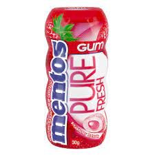 Mentos Gum Strawberry 18p