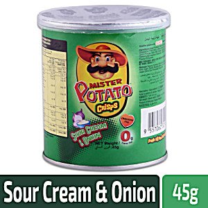 MISTER POTATO SOUR CREAM & ONION 40g